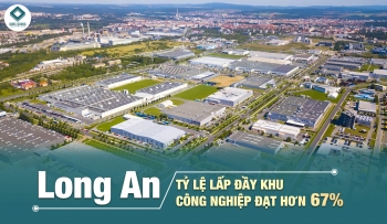 Tỷ lệ lấp đầy khu công nghiệp ở Long An đạt hơn 67%