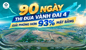 GIẢI PHÓNG MẶT BẰNG VÀNH ĐAI 4 QUA TÂY NINH ĐẠT HƠN 93%