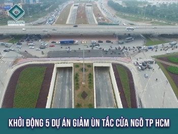 Khởi công 5 dự án giảm ùn tắc cửa gõ TPHCM