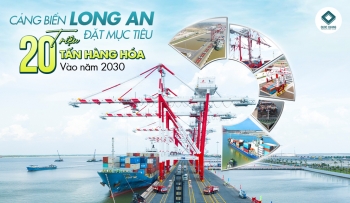 CẢNG BIỂN LONG AN ĐẶT MỤC TIÊU ĐẠT 20 TRIỆU TẤN HÀNG HÓA VÀO NĂM 2030