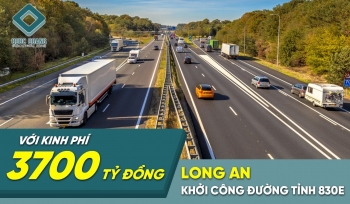 VỚI KINH PHÍ 3.700 TỶ ĐỒNG LONG AN KHỞI CÔNG ĐƯỜNG TỈNH 830E