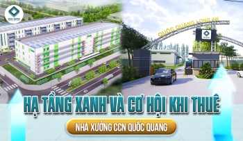 HẠ TẦNG XANH VÀ CƠ HỘI KHI THUÊ NHÀ XƯỞNG CCN QUỐC QUANG