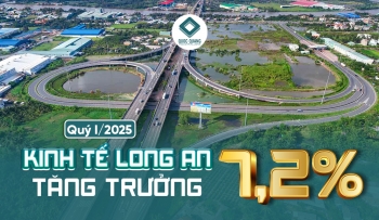 QUÝ 01/2025 KINH TẾ LONG AN TĂNG TRƯỞNG 7.2%