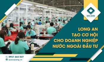 Long An luôn tạo điều kiện thuận lợi để doanh nghiệp đến đầu tư  sản xuất