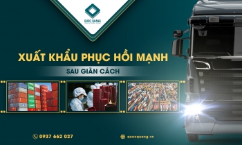 Xuất khẩu phục hồi mạnh sau giãn cách