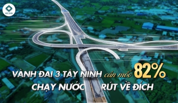 VÀNH ĐAI 3 TÂY NINH CÁN MỐC 82%, CHẠY NƯỚC RÚT VỀ ĐÍCH