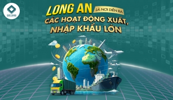 LONG AN LÀ NƠI DIỄN RA CÁC HOẠT ĐỘNG XUẤT- NHẬP KHẨU LỚN