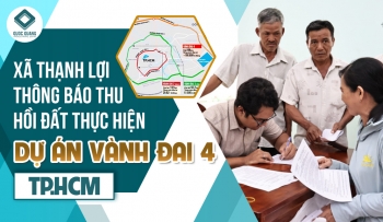XÃ THẠNH LỢI THÔNG BÁO THU HỒI ĐẤT THỰC HIỆN DỰ ÁN VÀNH ĐAI 4 TP.HCM