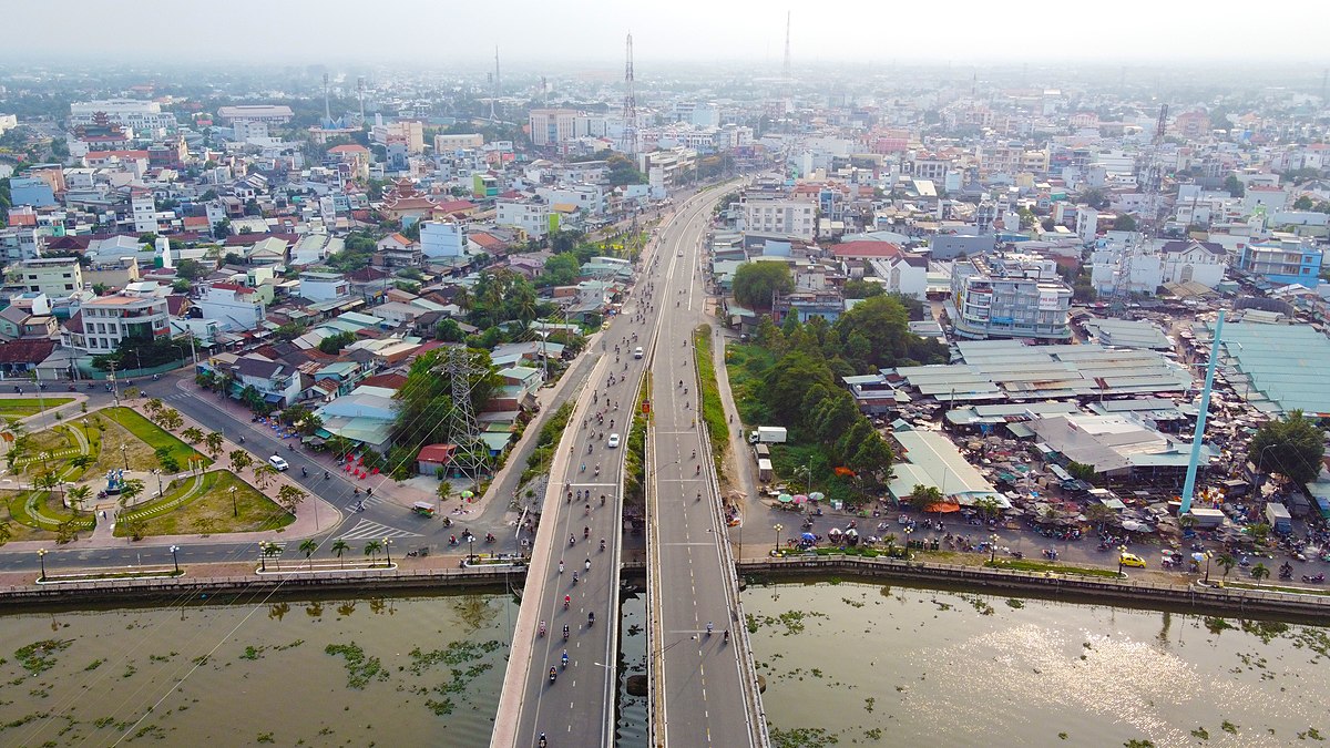 Một góc thành phố Tân An