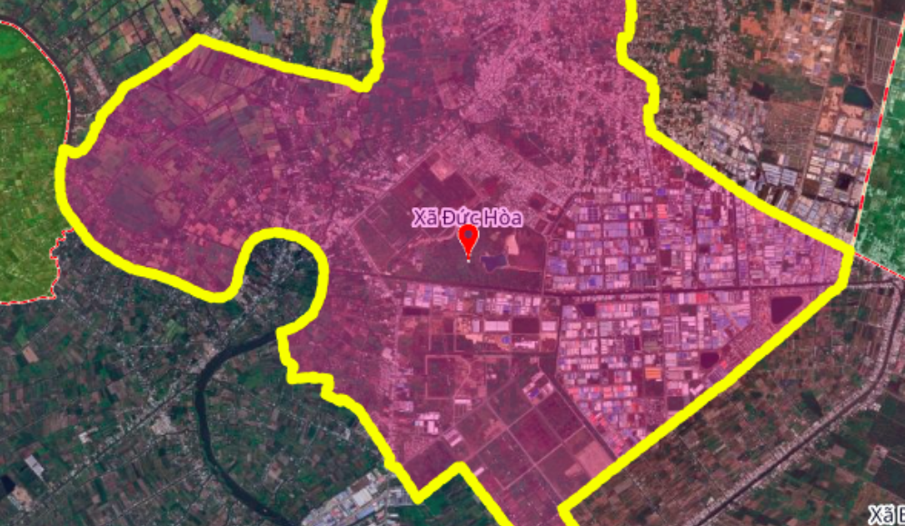 Xã Đức Hòa có vị trí chiến lược trong kết nối vùng