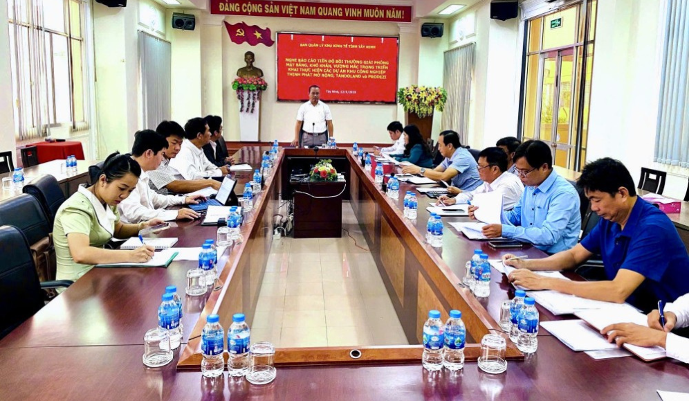 Tây Ninh đẩy mạnh giải phòng mặt bằng các khu công nghiệp 